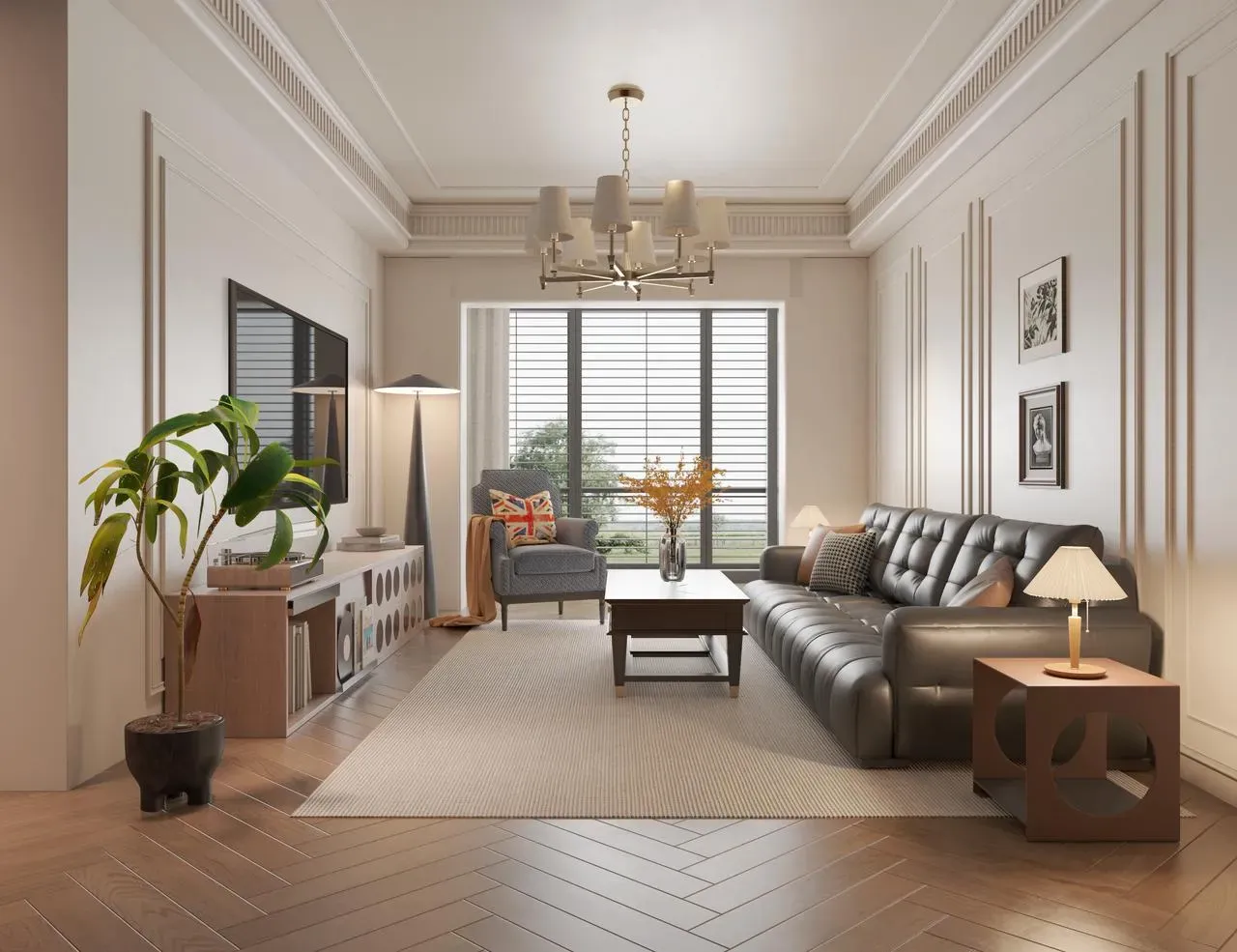 Elegant Lido Garden Living Room Elegant living room in a Lido Garden apartment in Kilimani