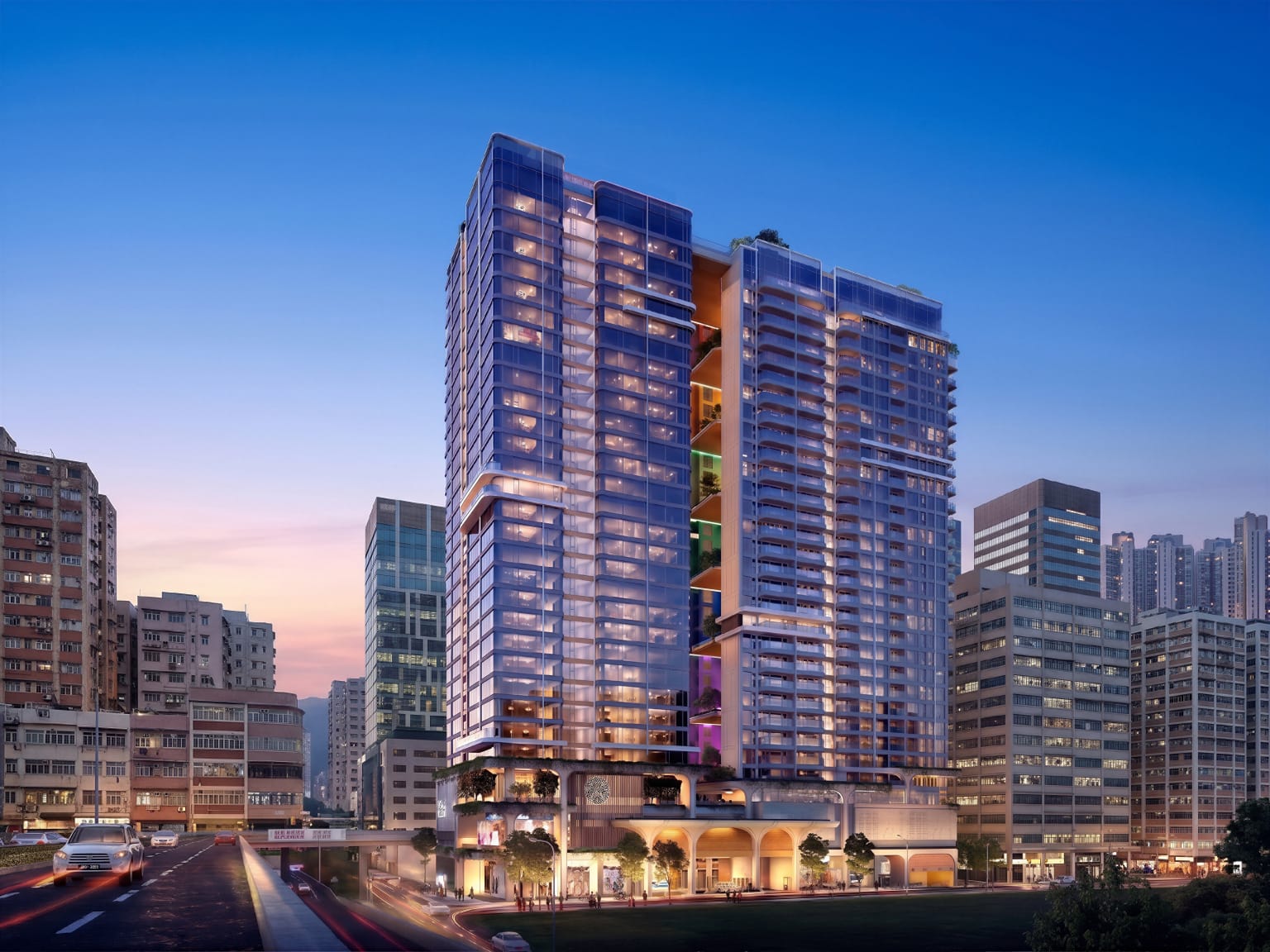 Stellar Bay Westlands Apartment Building Modern Stellar Bay Westlands apartment building with glass balconies and contemporary architecture