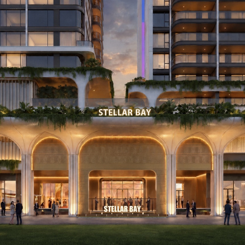 Grand entrance to Stellar Bay Westlands residential development