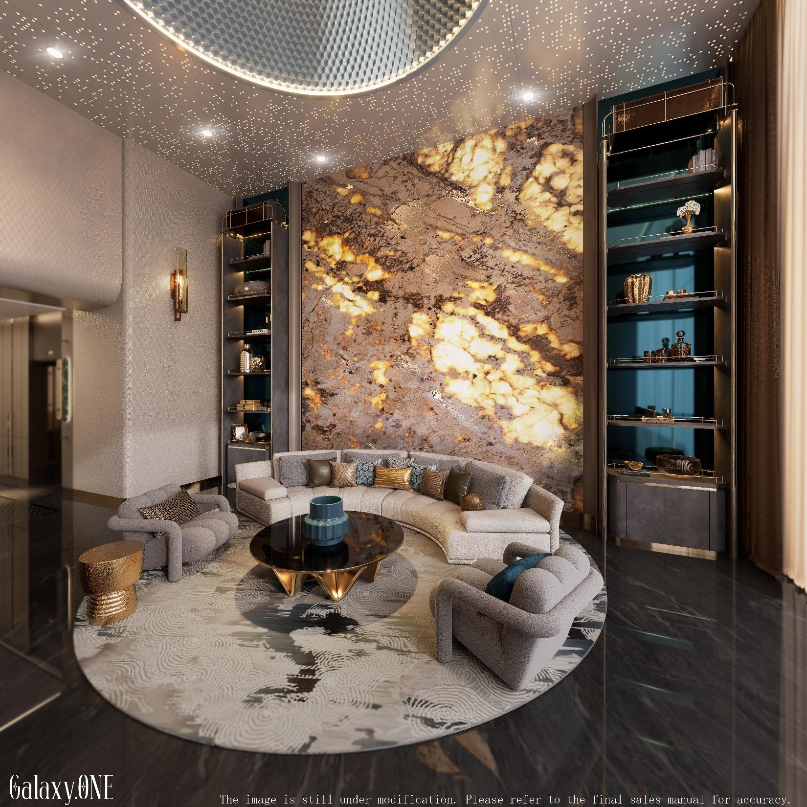 Residents lounge at Galaxy ONE Apartments for sale in Westlands