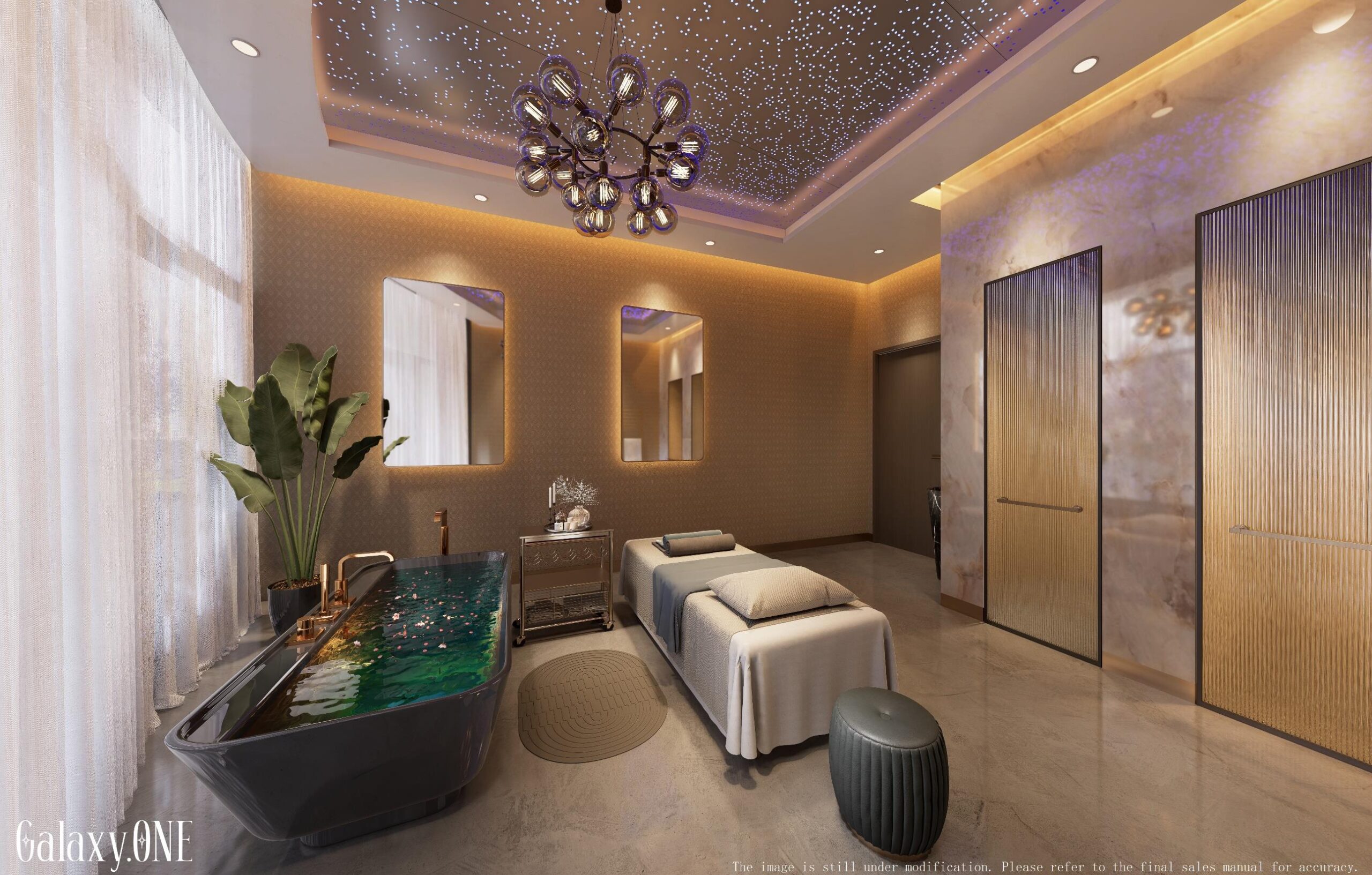 Spa room at Galaxy ONE Apartments for sale in Westlands Nairobi