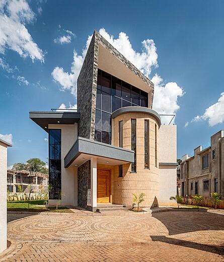Luxury villa entrance at Oak and Ivy in Loresho Nairobi