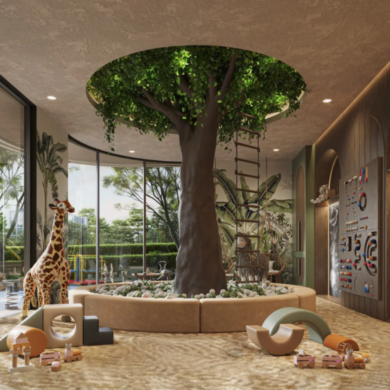 A-One Acacia Serviced Apartments children’s play area in Kilimani