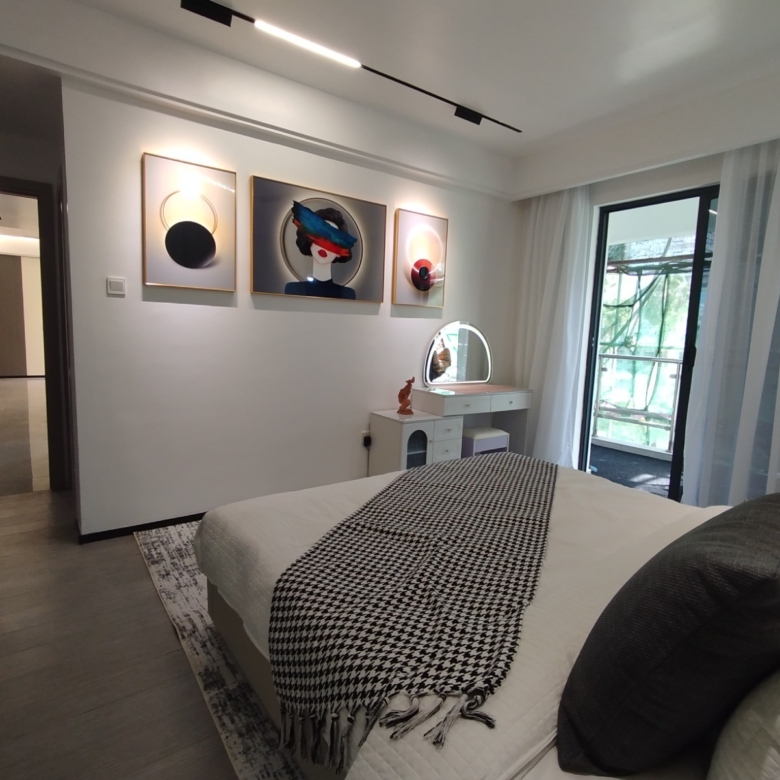 Bedroom with dressing area in a 2 bedroom apartment for sale in Westlands, Nairobi