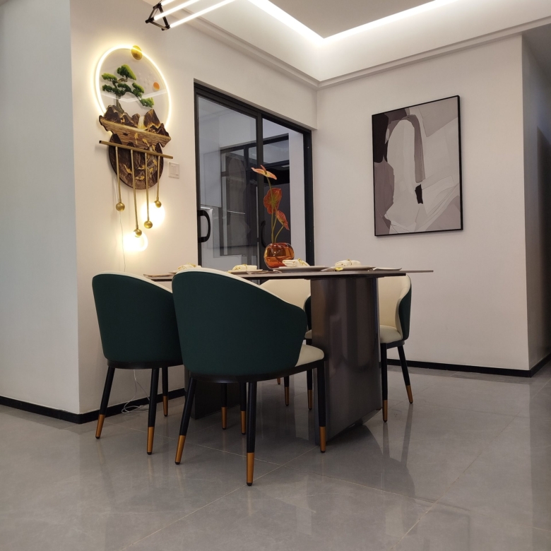 Modern dining area in a 2 bedroom apartment for sale in Westlands