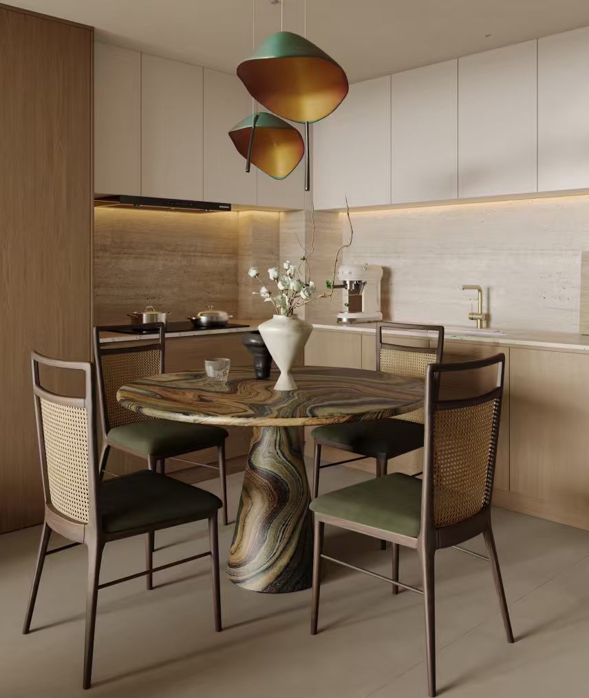 Belgravia Place fitted kitchen and dining space
