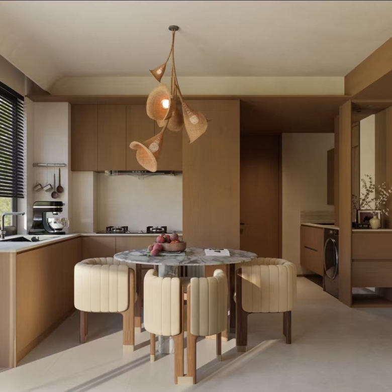 Belgravia Place modern dining area in Kileleshwa