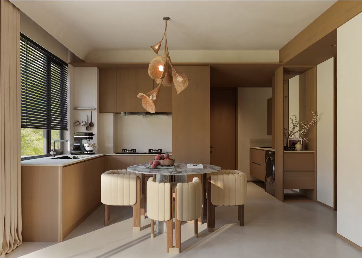 Belgravia Place modern dining area in Kileleshwa
