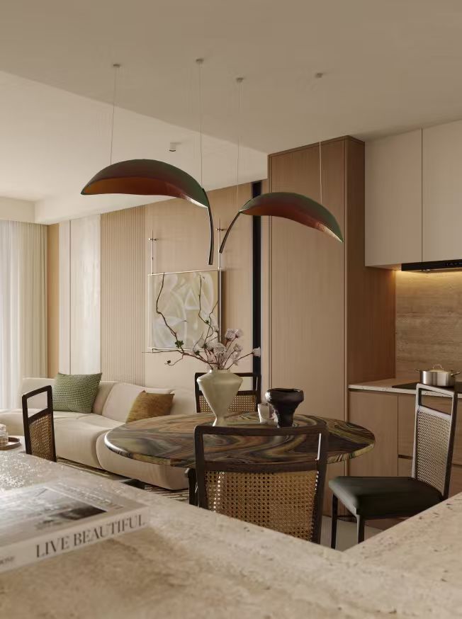 Belgravia Place modern kitchen and dining area in Kileleshwa