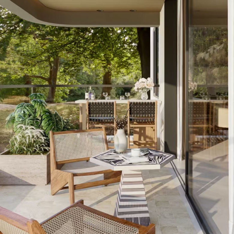 Belgravia Place private balcony in Kileleshwa apartments
