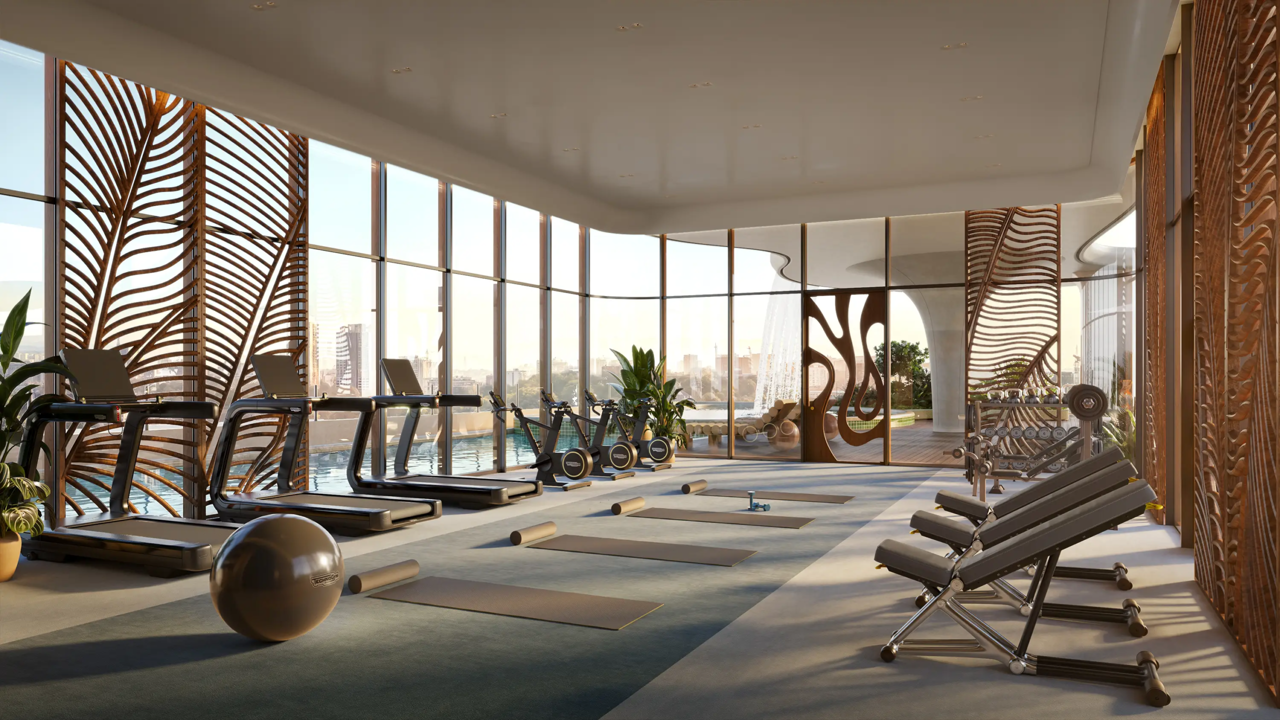 Premium strength and weight training area at Ivy Myst Kileleshwa gym