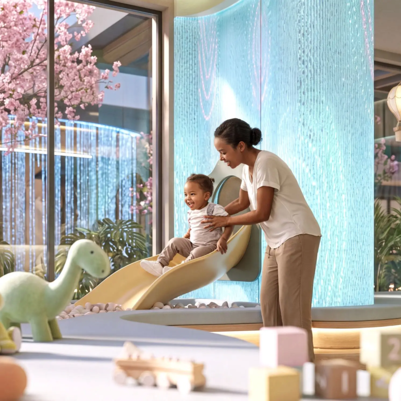 Luxury children's play area at Ivy Myst wellness residence in Kileleshwa, Nairobi
