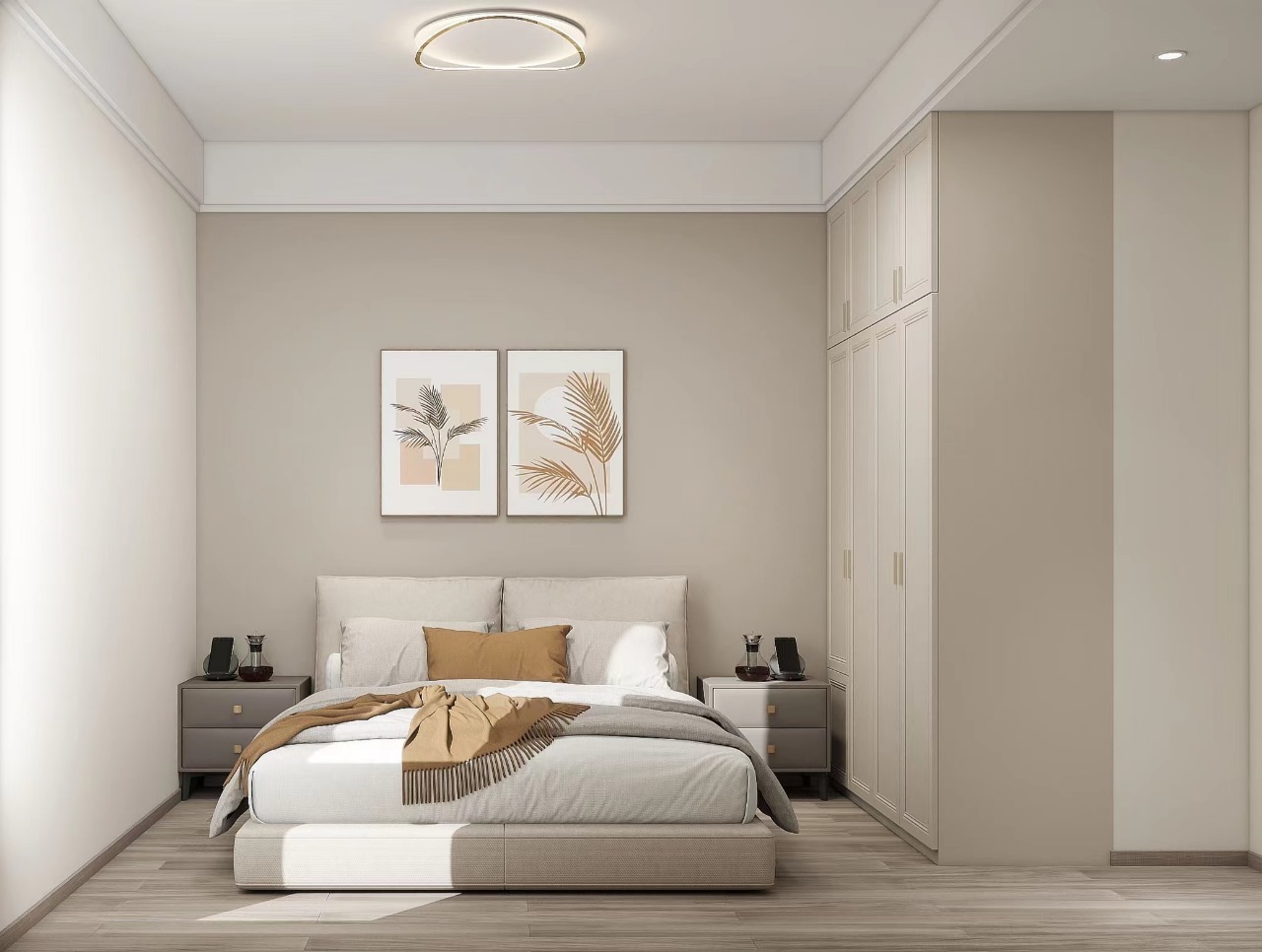 Second bedroom at Lenana Springs Garden Kilimani apartment