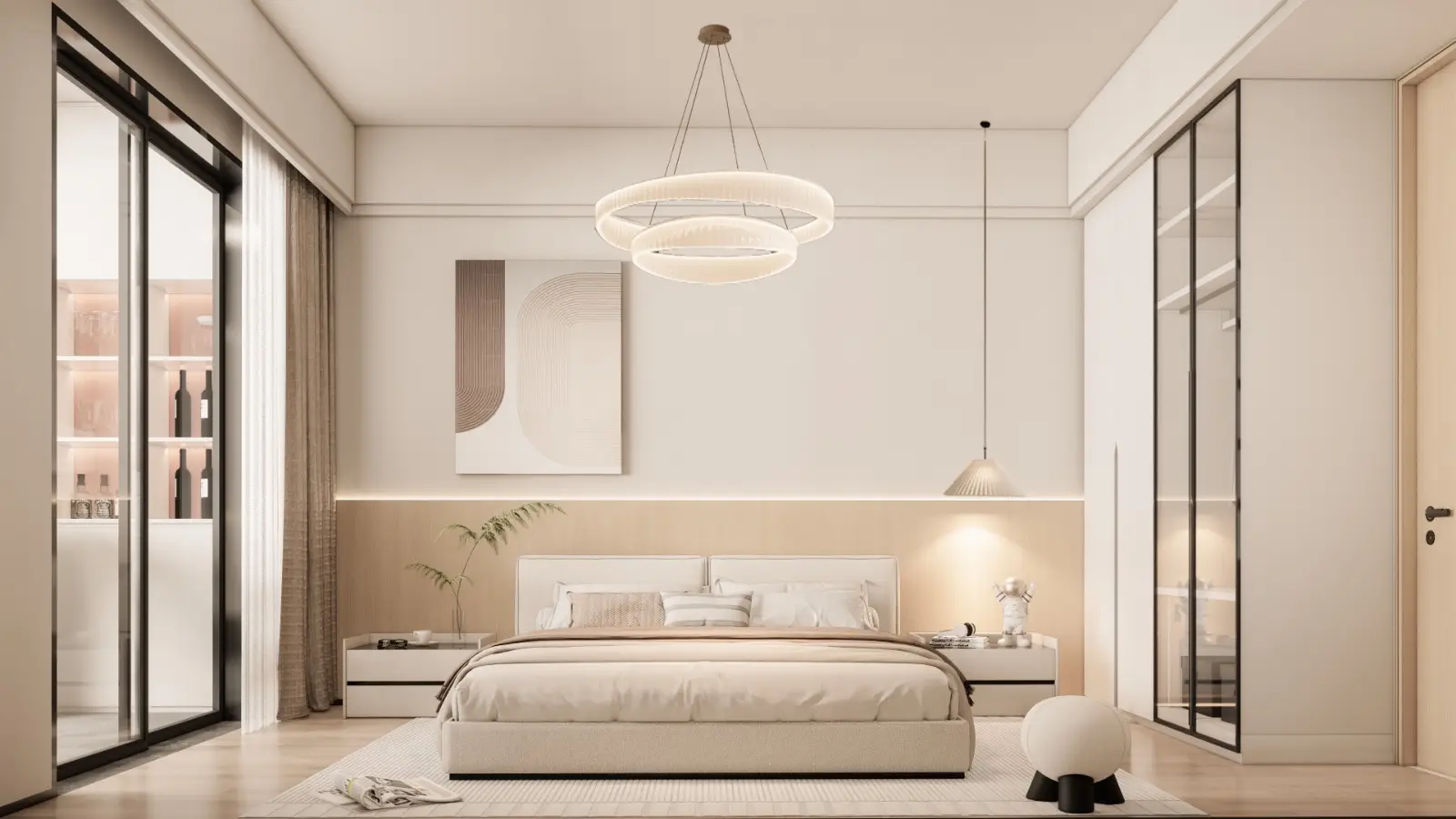 Bedroom interior at Limerence Arbor Residency Kilimani apartments