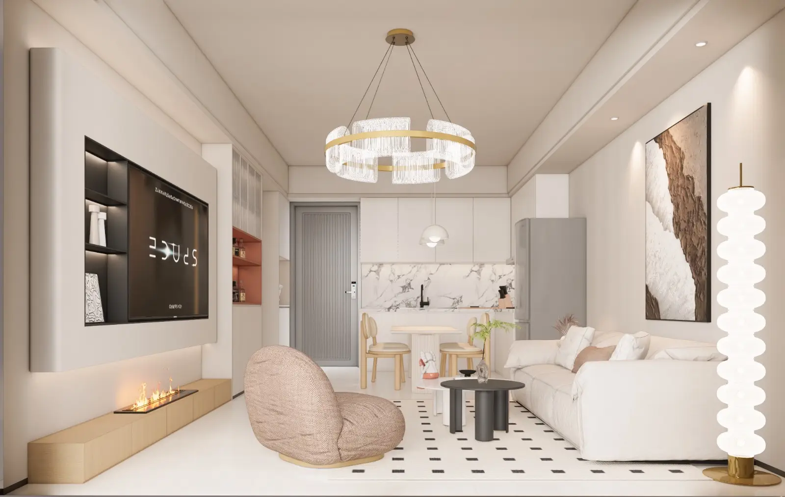 Limerence Arbor Residency Lounge Interior Modern lounge interior at Limerence Arbor Residency Kilimani apartments
