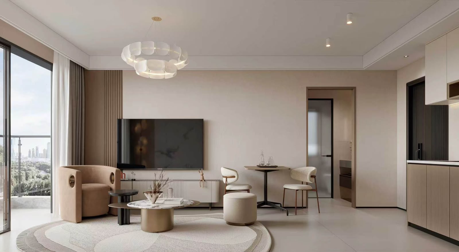 (9).jpeg Contemporary living room overlooking Nairobi at Bahari Central Kilimani