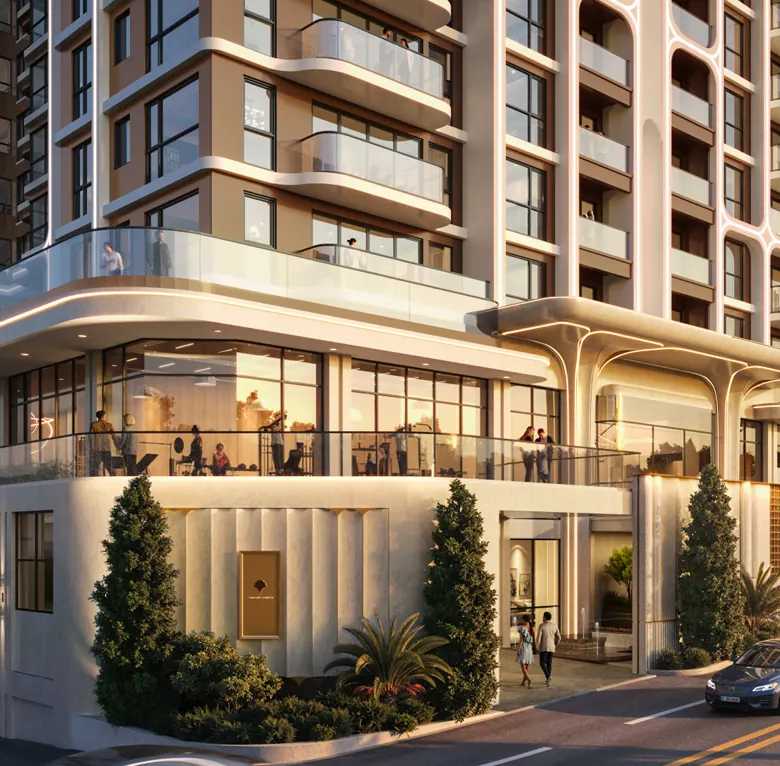 Exterior entrance and façade of Himalaya Halo Westlands