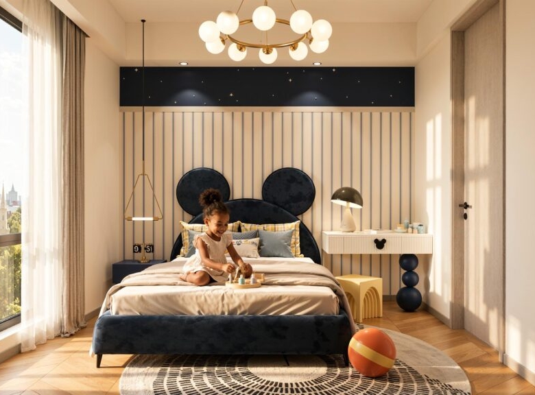Modern children's bedroom interior at Himalaya Halo Westlands