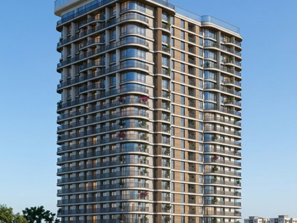 Avero Residence Westlands exterior showing modern apartments and curved balconies