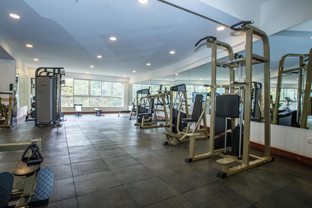 Fully equipped gym at a serviced 2 bedroom apartment residence in Parklands Nairobi
