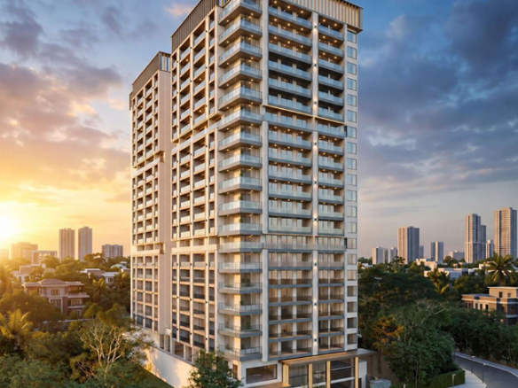 AERA Westlands high-rise residential apartments featuring contemporary architecture, glass balconies, landscaped surroundings and city skyline views in Nairobi.