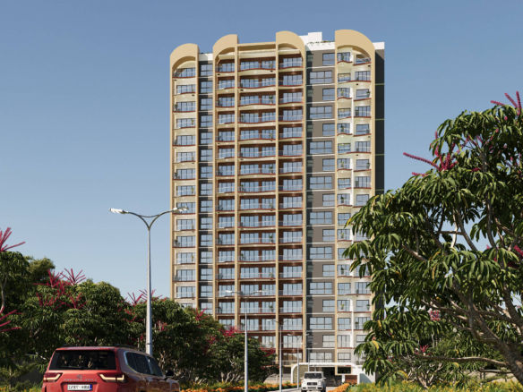 Hayat Heights apartments in Kilimani Nairobi featuring modern high-rise architecture, spacious balconies and landscaped surroundings.